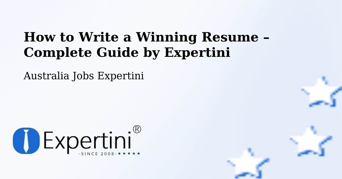 Resume Writing Guide for Job Seekers – Mackay - Mackay, Australia Jobs Expertini